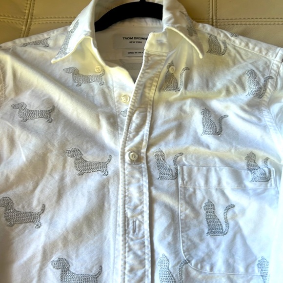 THOM BROWNE White Shirt - Picture 2 of 8